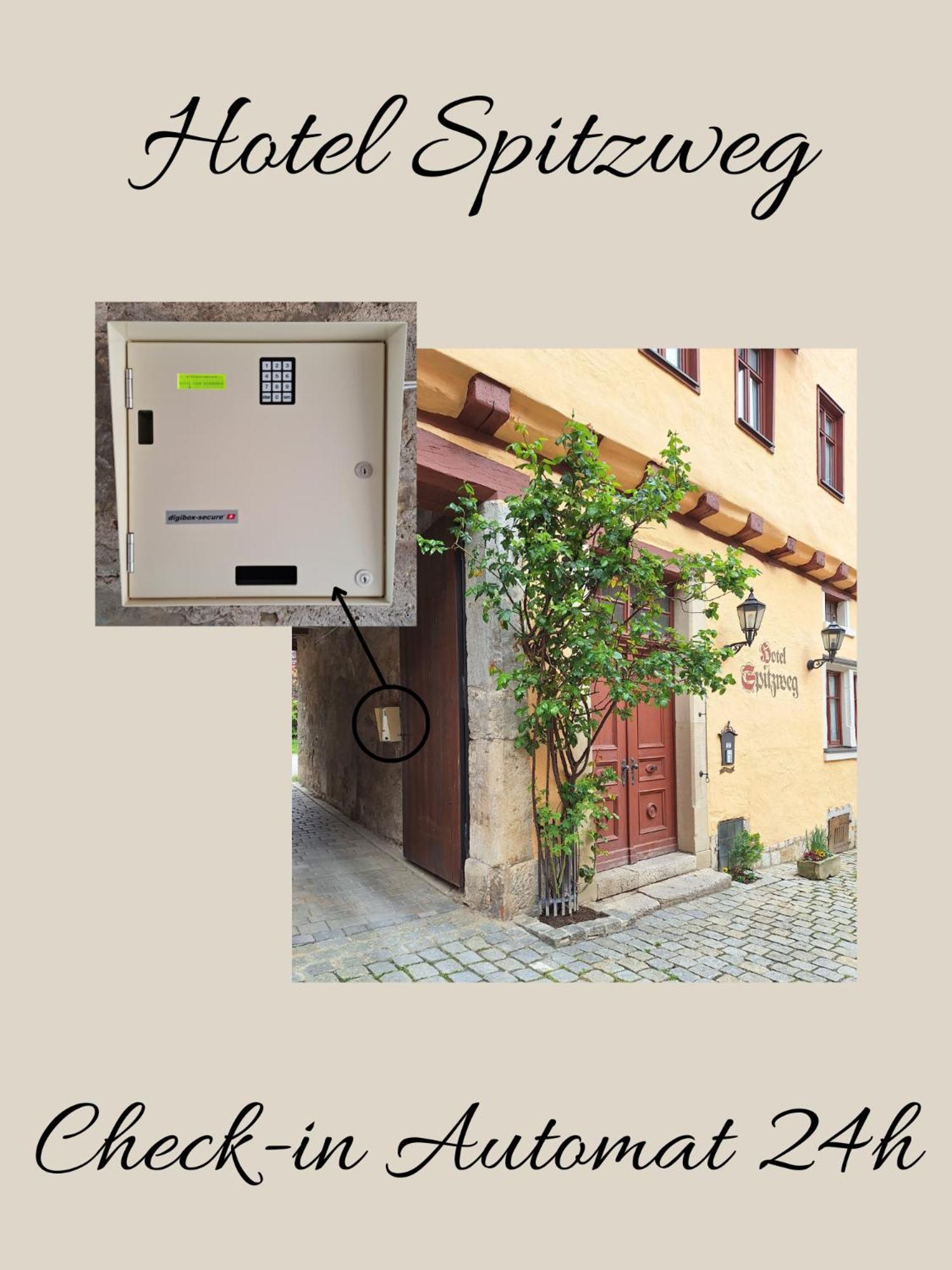 Hotel Spitzweg โรเทนบวร์ก อ็อบ แดร์เทาเบอร์ ภายนอก รูปภาพ